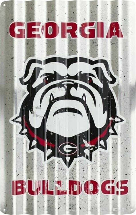 metal uga house signs|University of Georgia Wall Signs, Framed Art, Georgia Bulldogs .